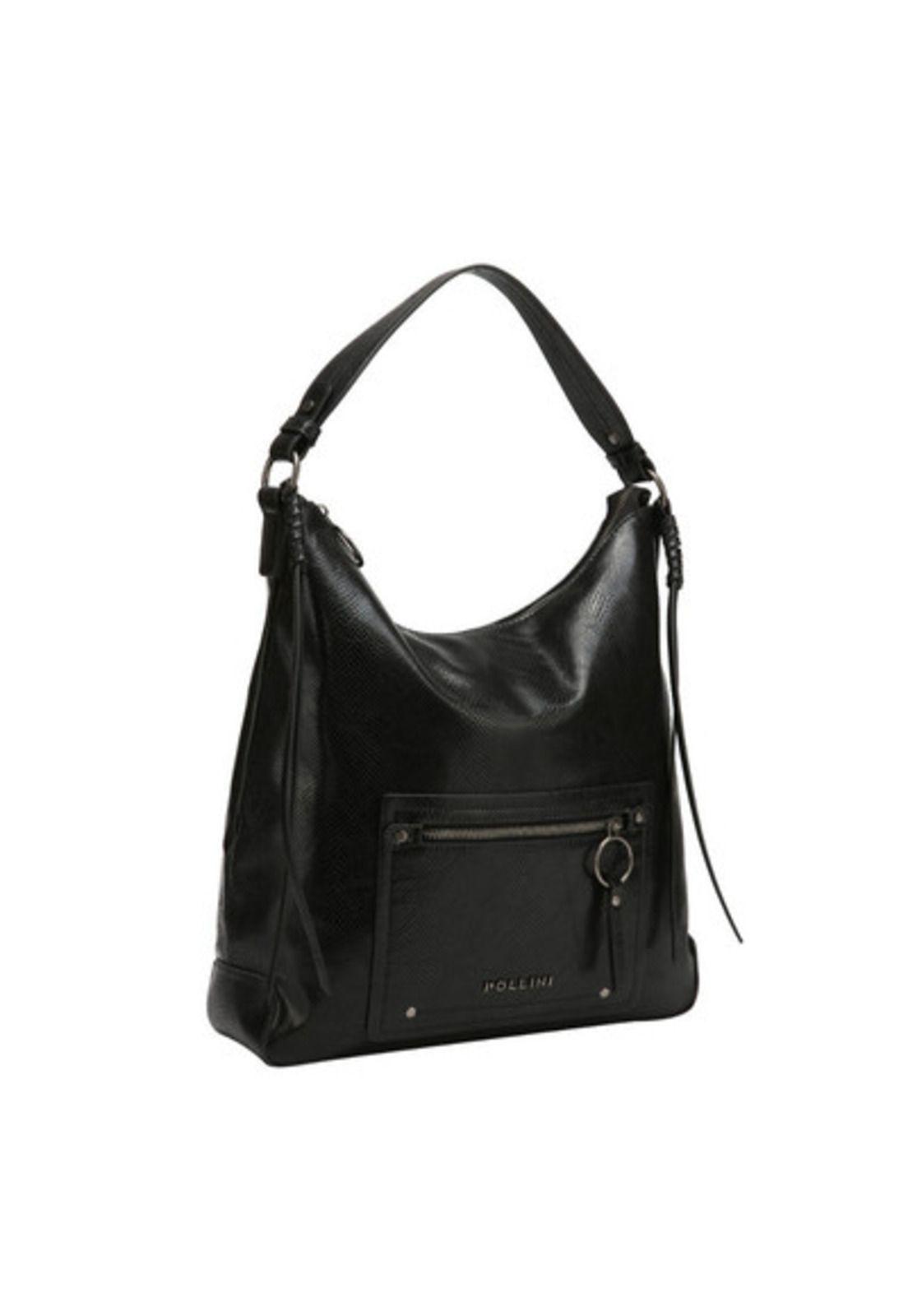 Cartera Tote Lucca I Negro Pollini-1