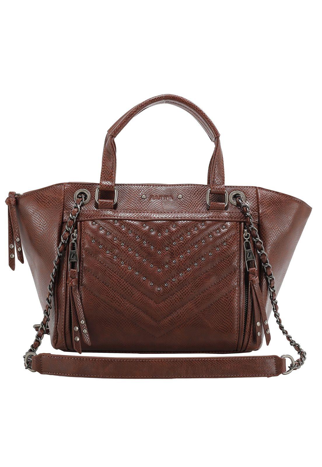 Cartera Bandolera Chocolate Zappa-0