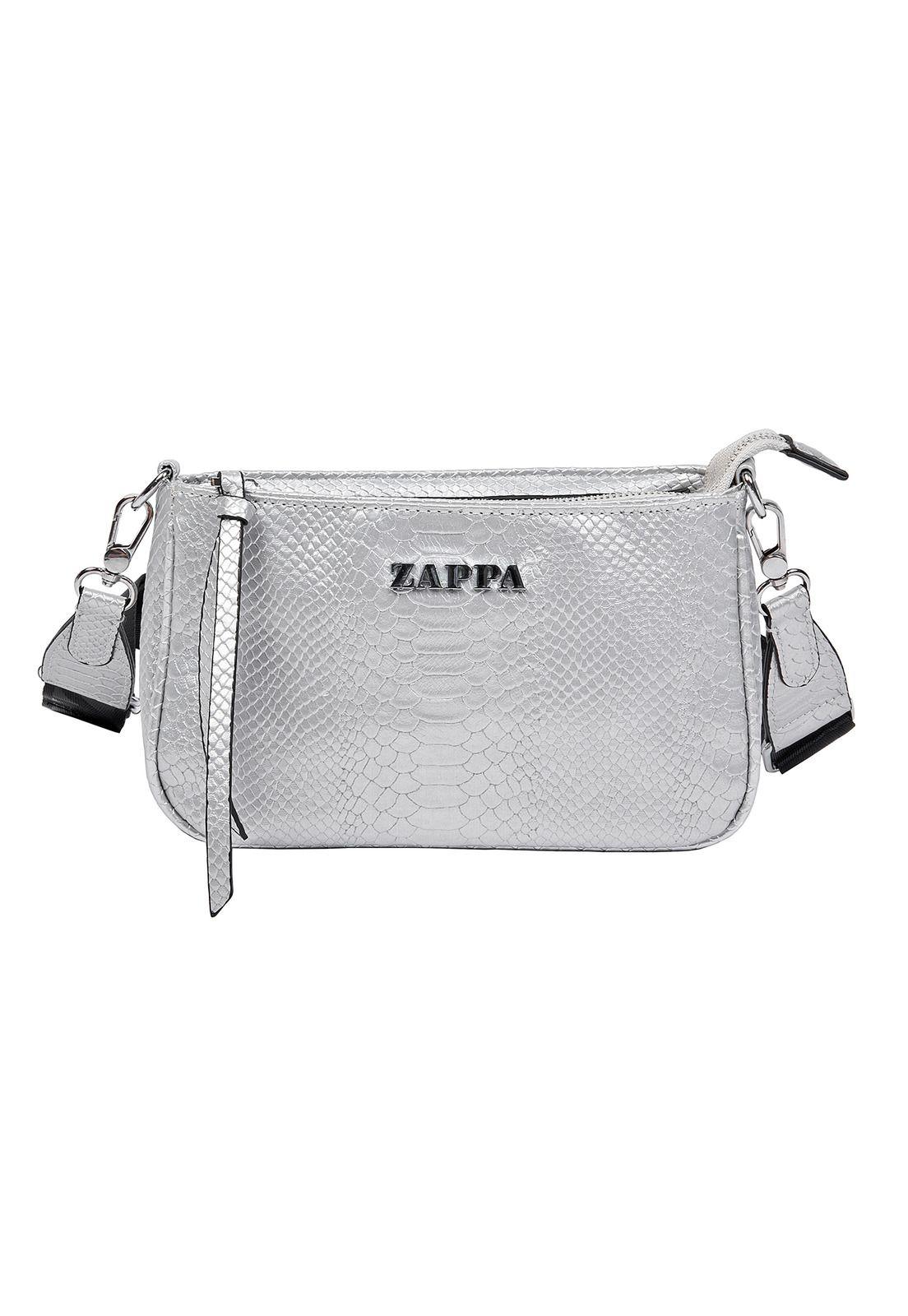 Cartera Bandolera Fiesta Plateado Zappa-0
