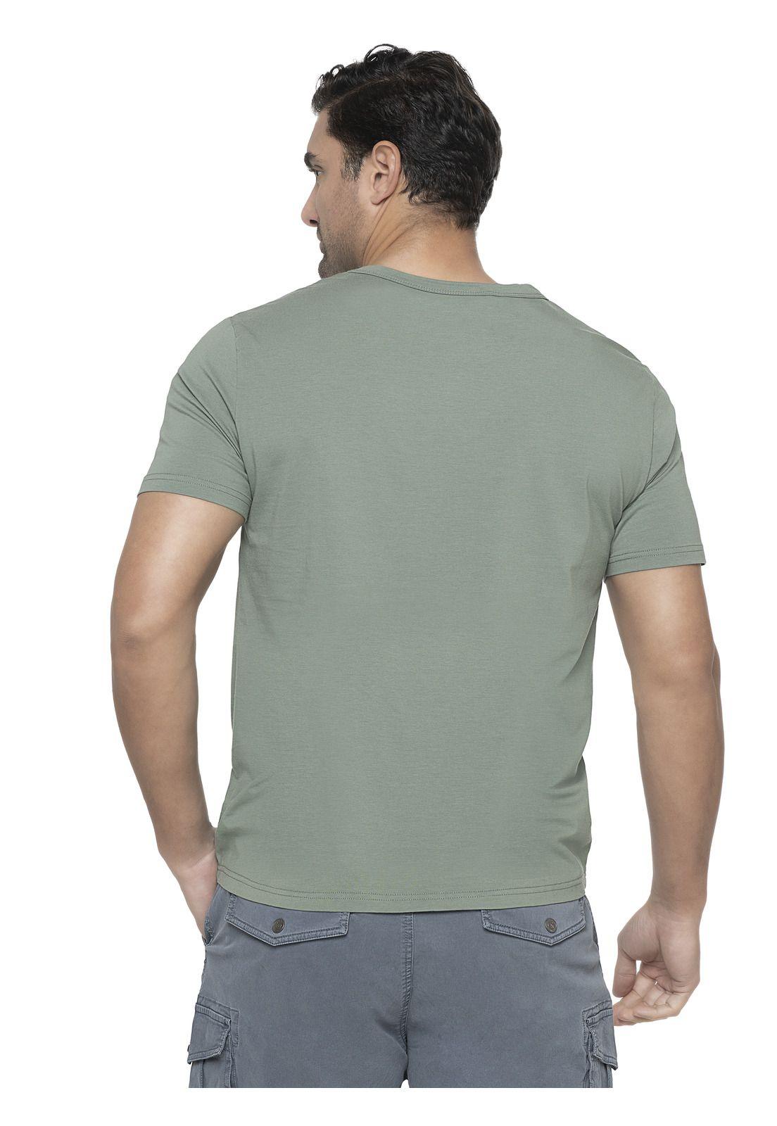 Polera Hombre Verde Panama Jack-1