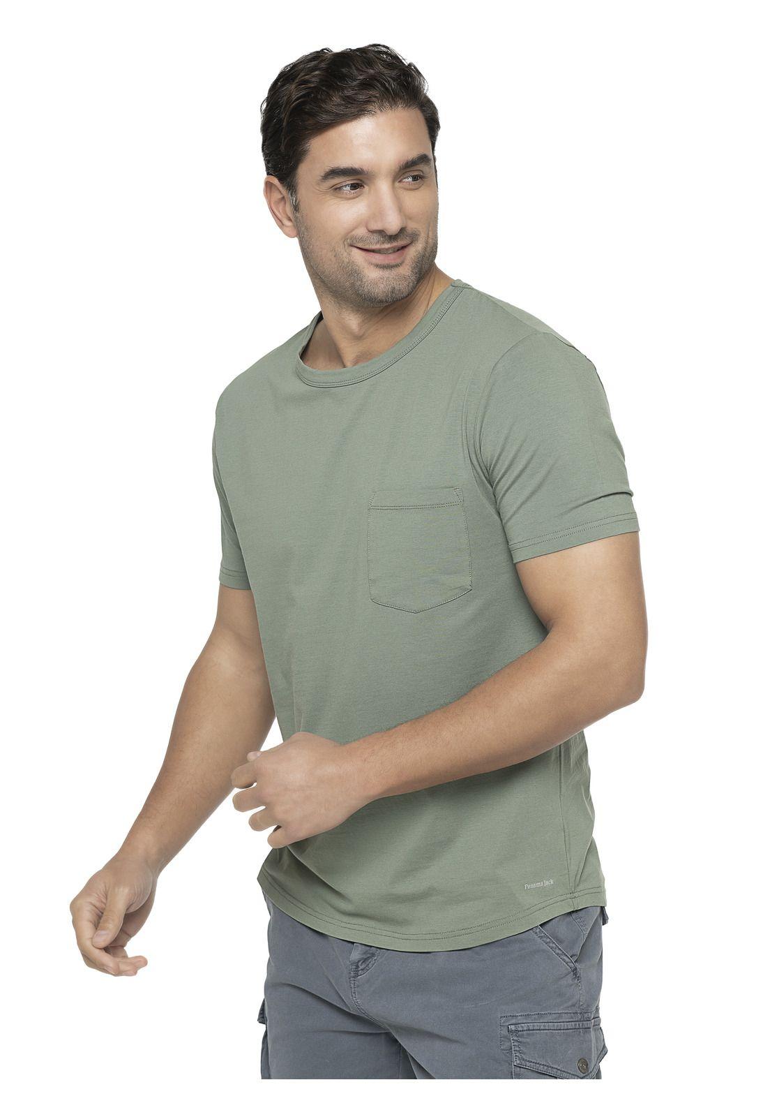 Polera Hombre Verde Panama Jack-2