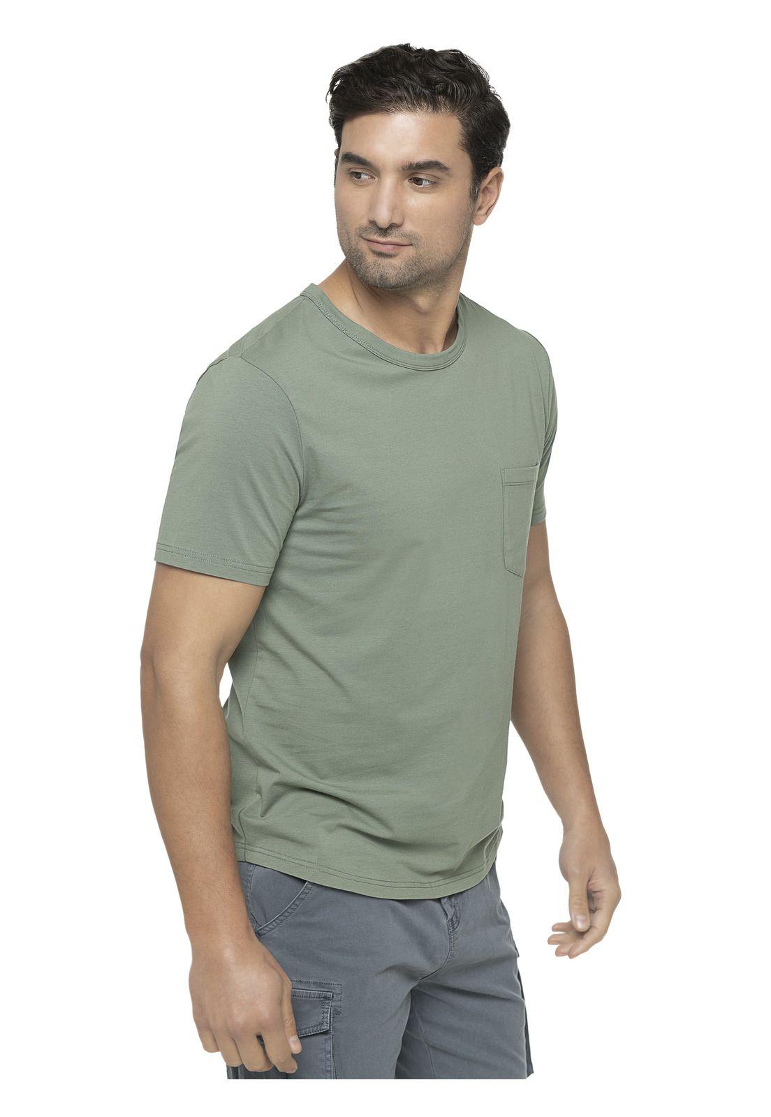 Polera Hombre Verde Panama Jack-3