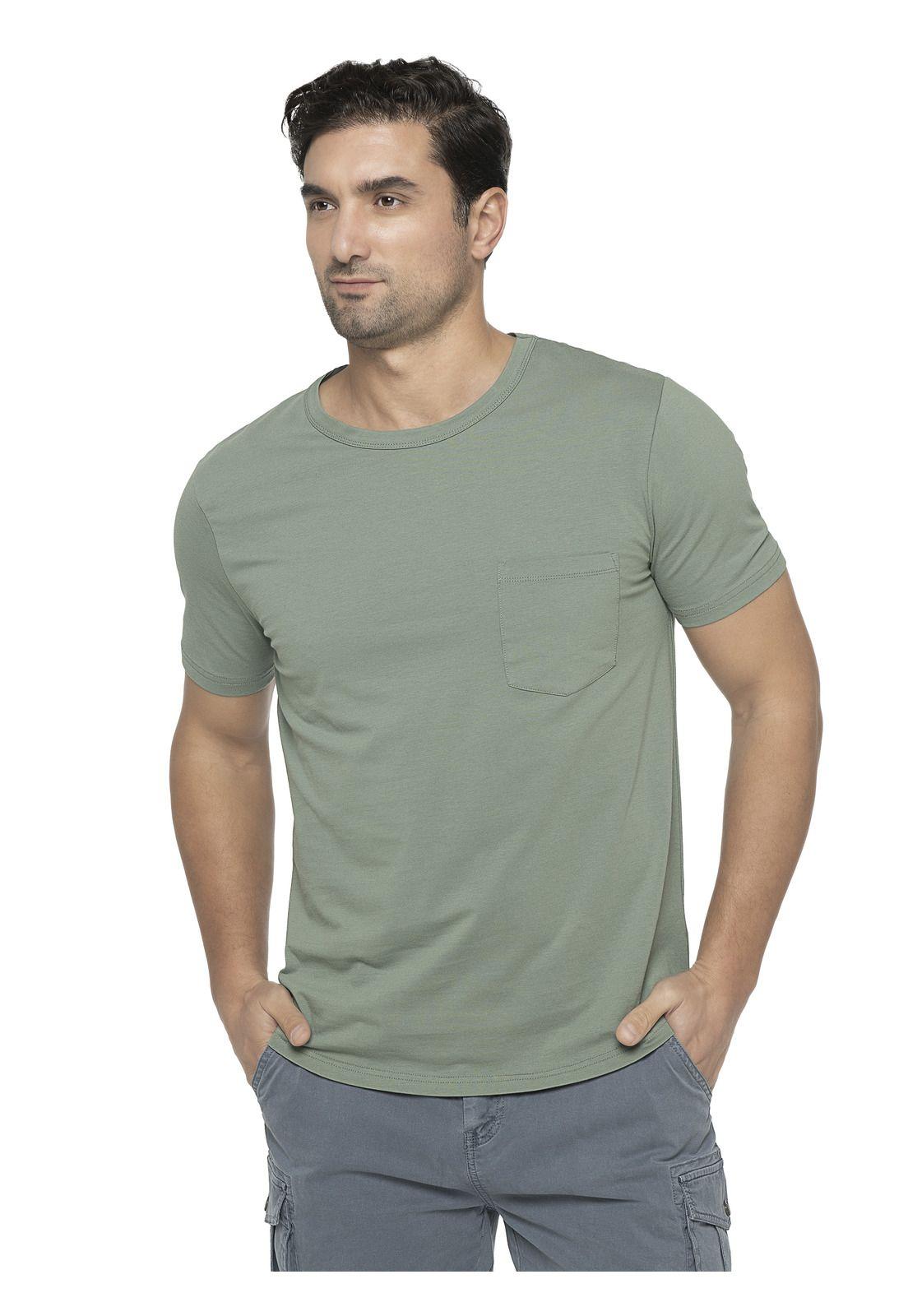 Polera Hombre Verde Panama Jack-4
