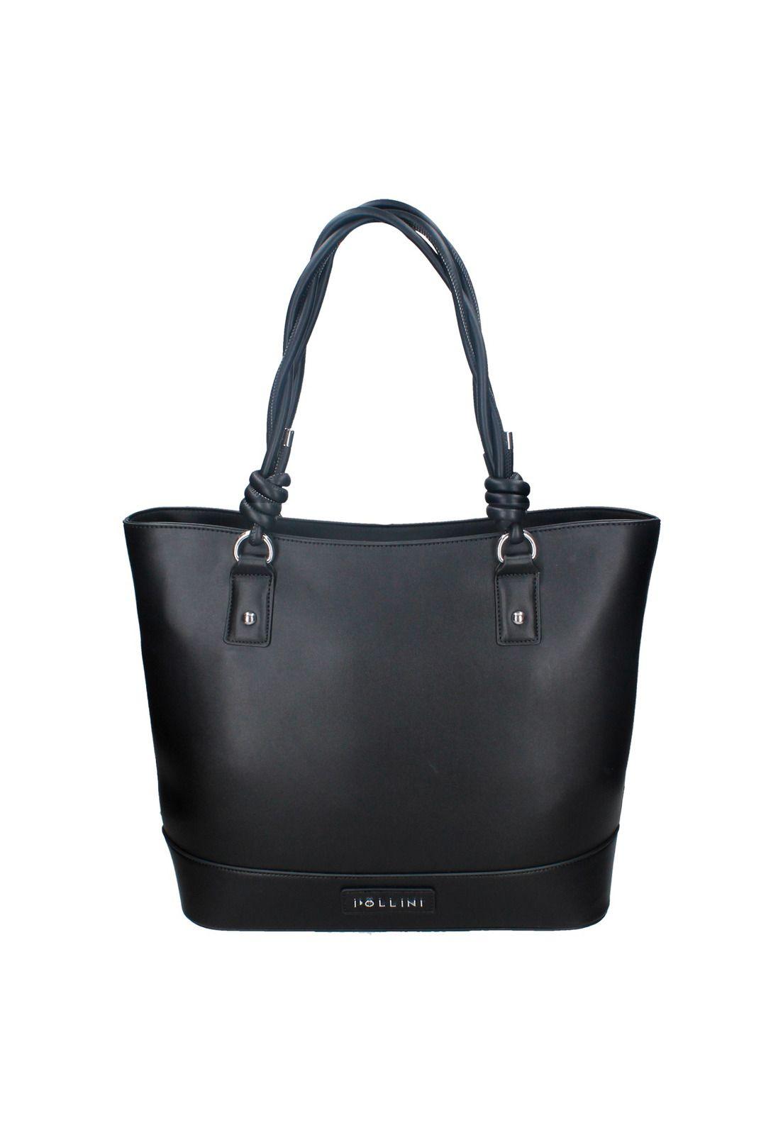 Cartera Tote Bolonia Negro Pollini-0