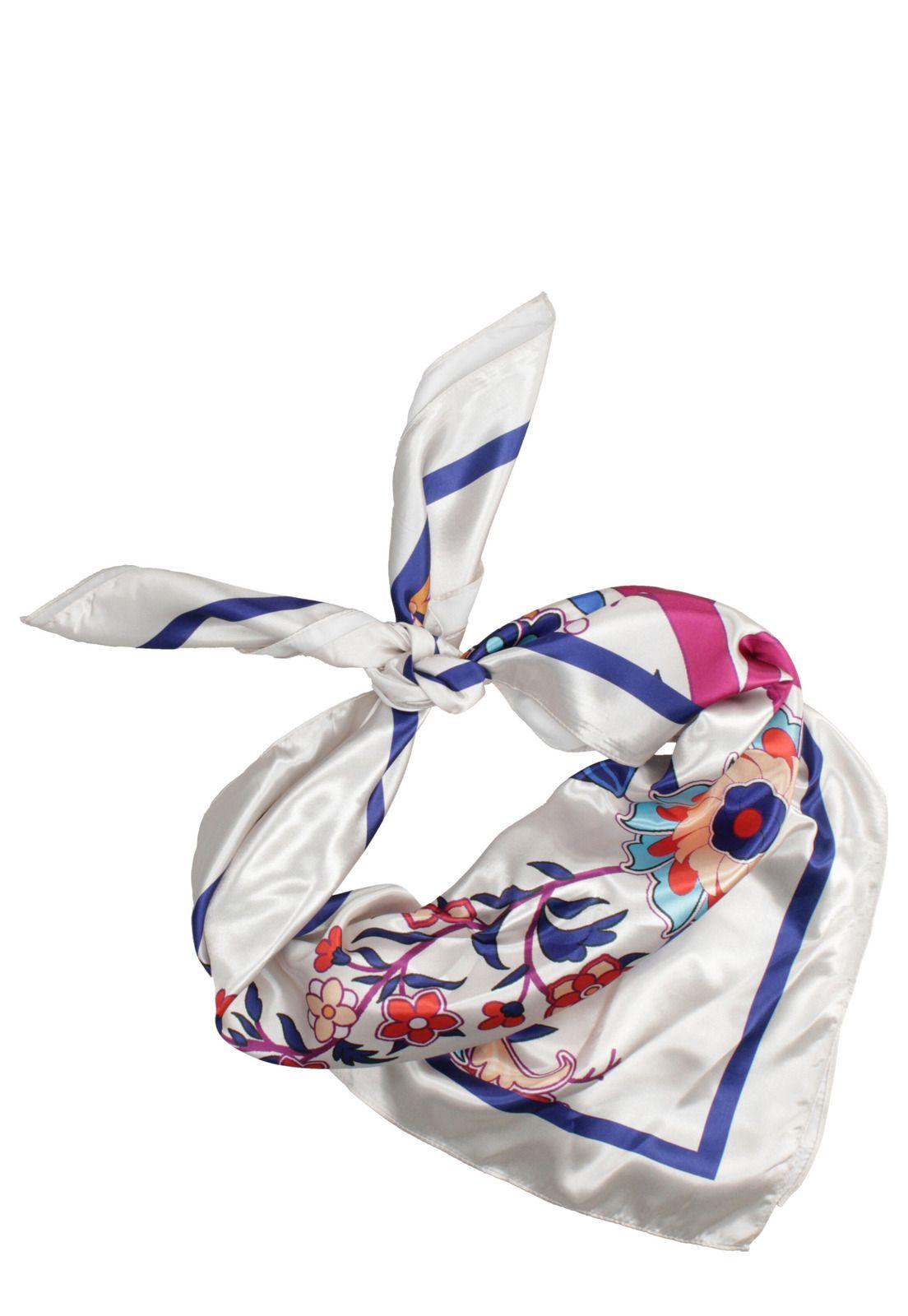 Pañuelo Mujer Print Beige Pollini-0