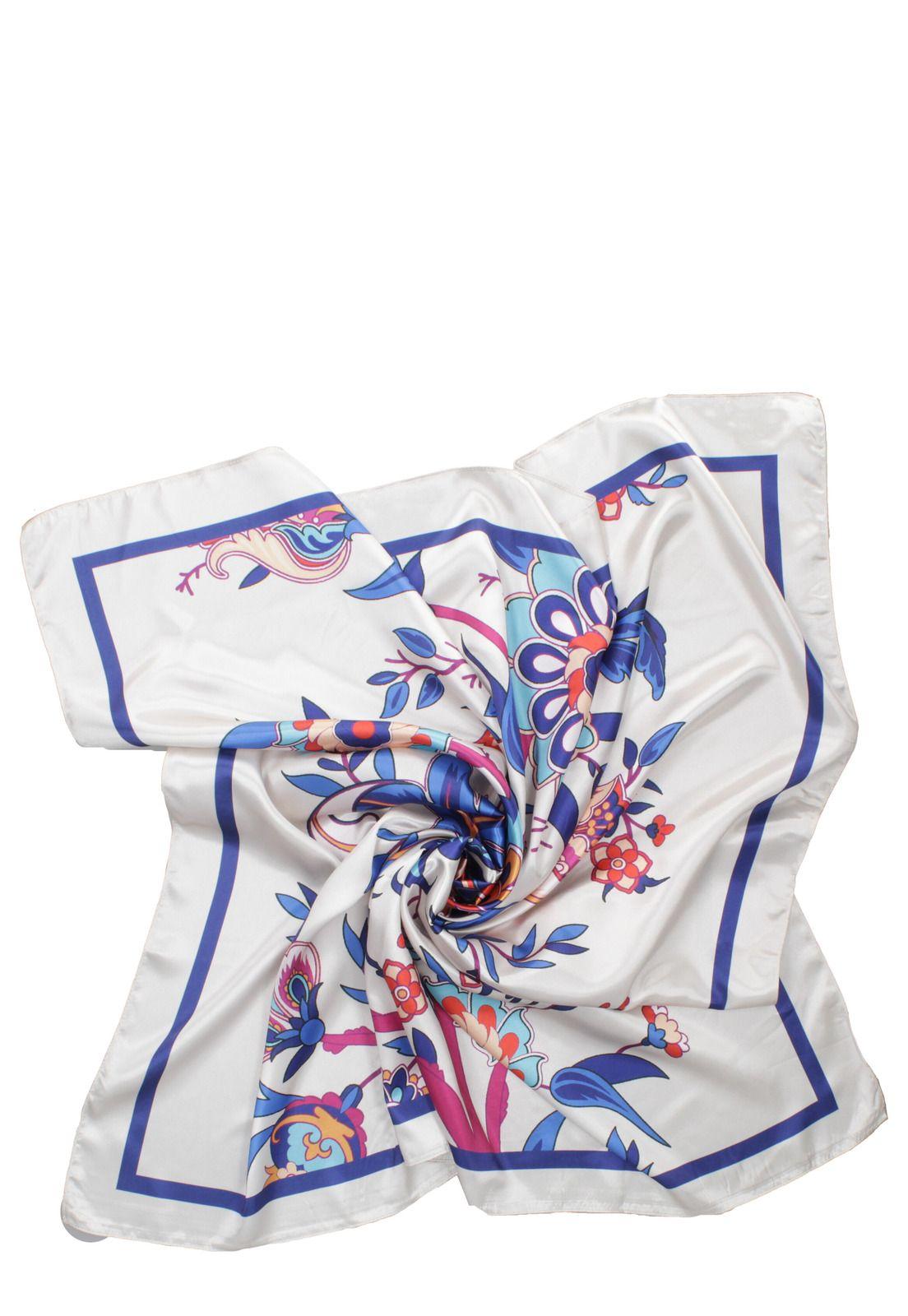 Pañuelo Mujer Print Beige Pollini-1