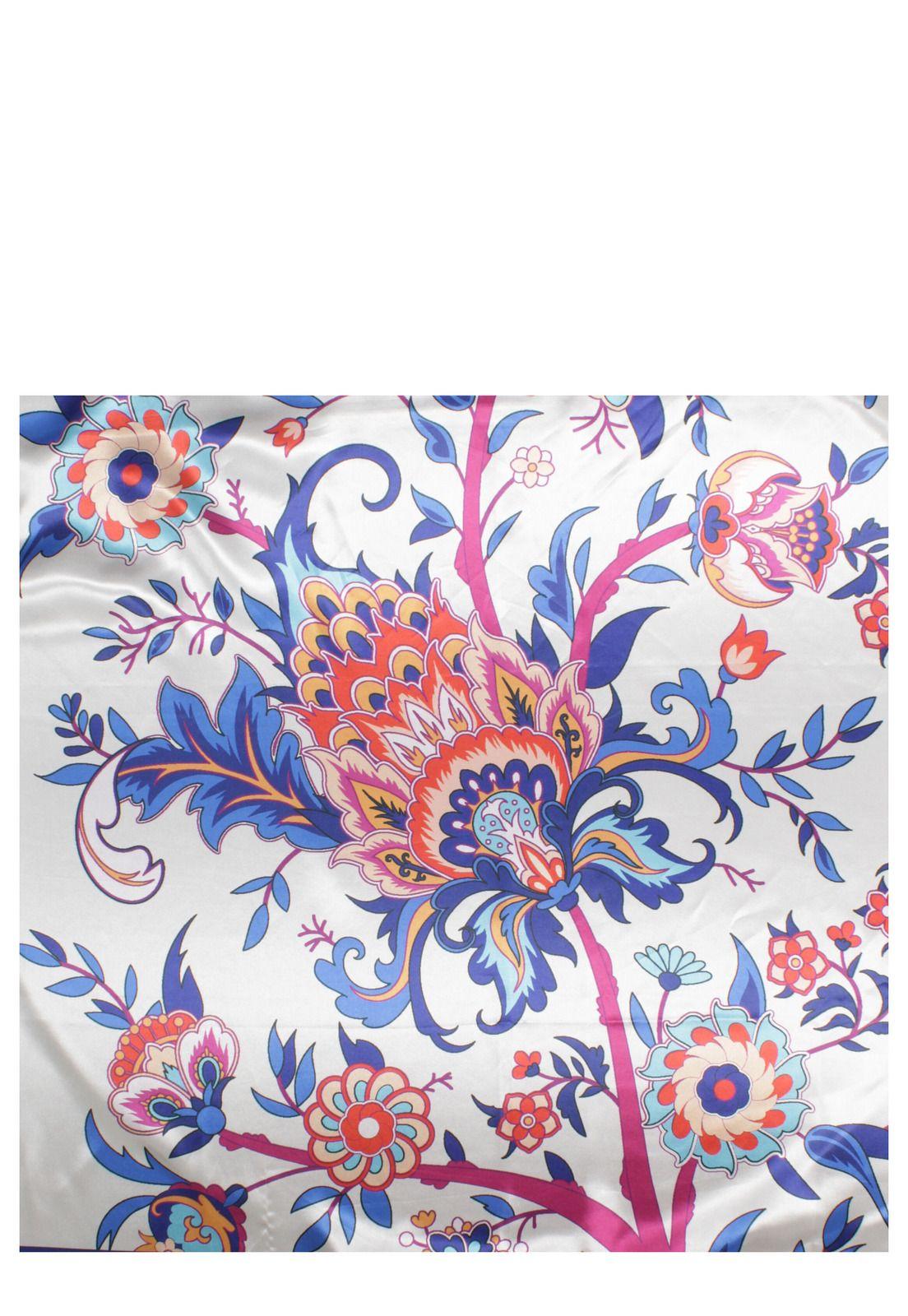 Pañuelo Mujer Print Beige Pollini-3