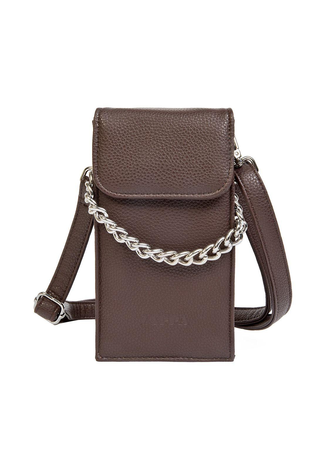 Cartera Fiesta porta Celuar Chocolate Zappa-0
