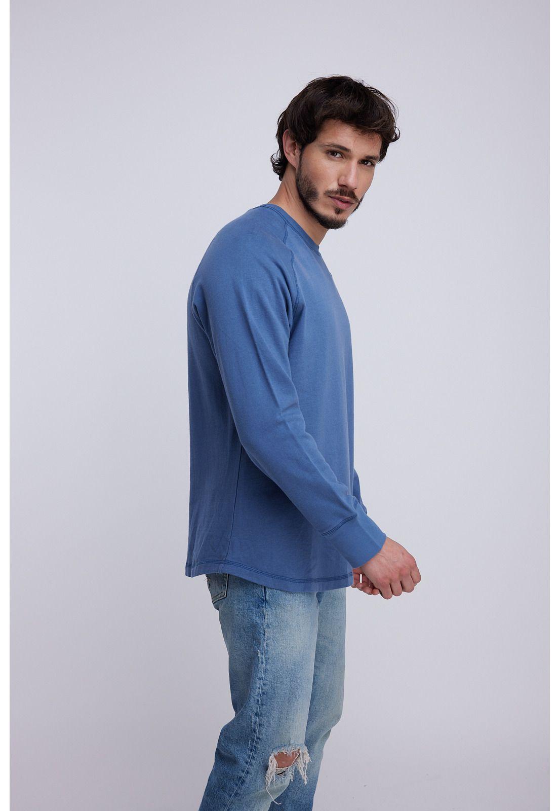 Polerón Hombre Delgado Azul Panama Jack-3