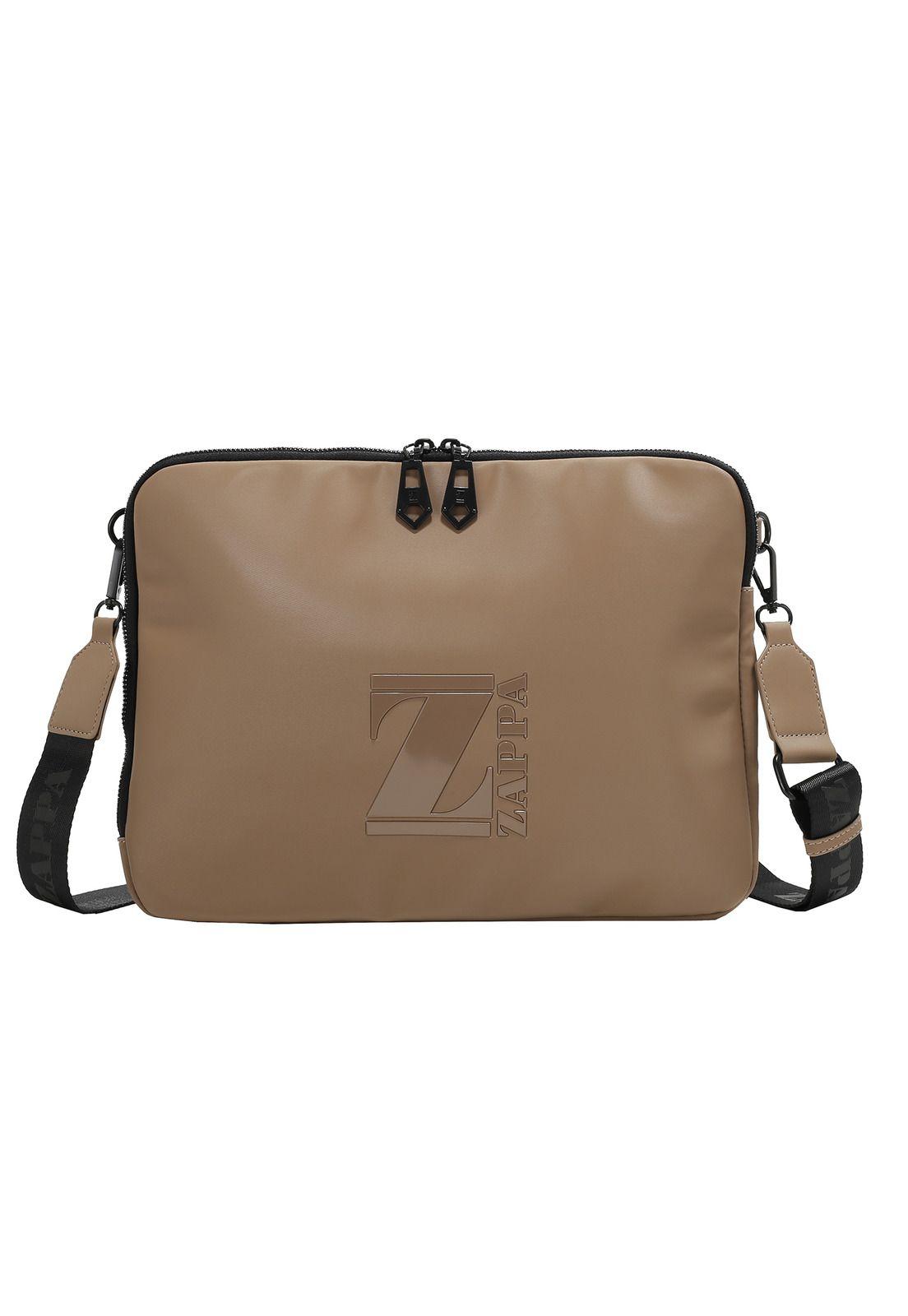 Cartera Porta Notebook Caqui Zappa-0