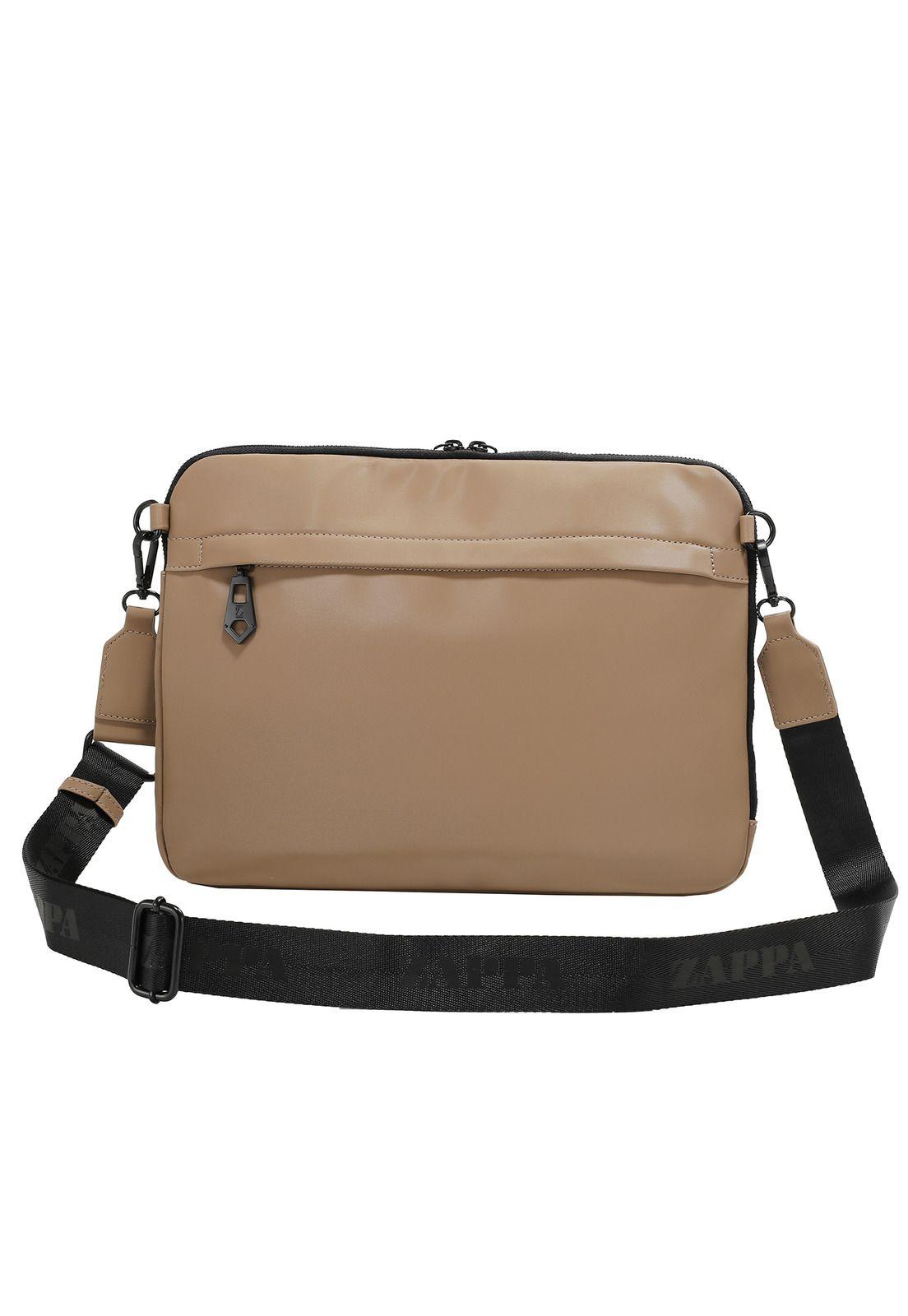 Cartera Porta Notebook Caqui Zappa-1