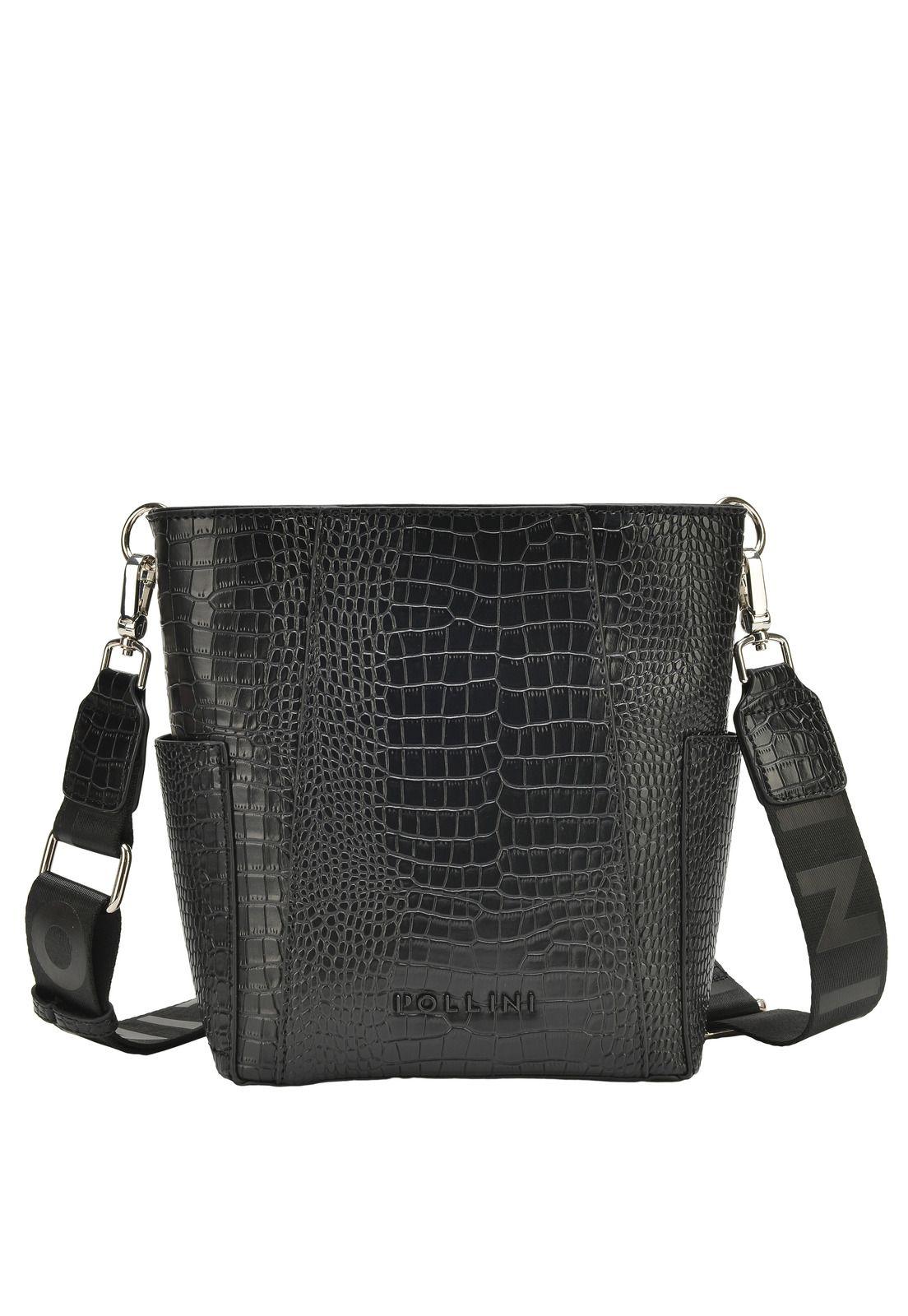 Cartera Bandolera Negro Pollini-0
