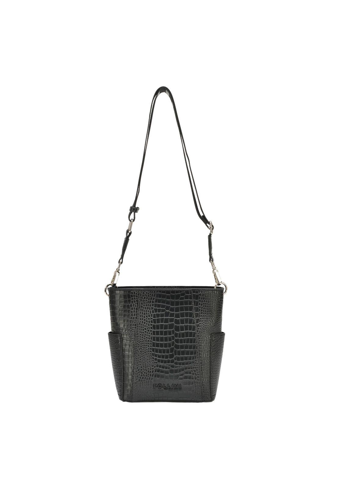 Cartera Bandolera Negro Pollini-1