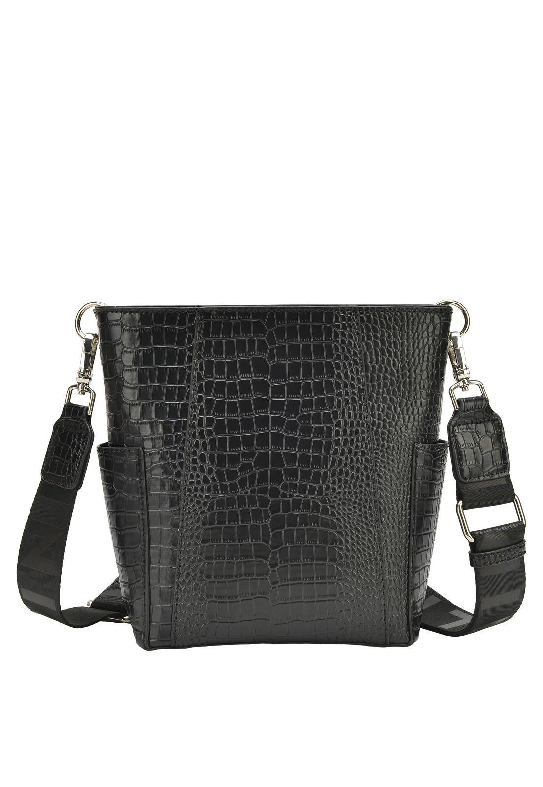 Cartera Bandolera Negro Pollini-3