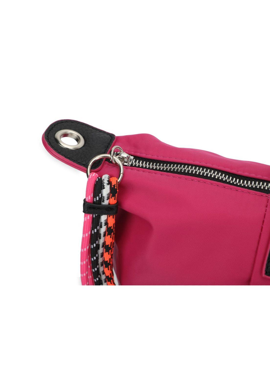 Cartera Fucsia Pollini-5