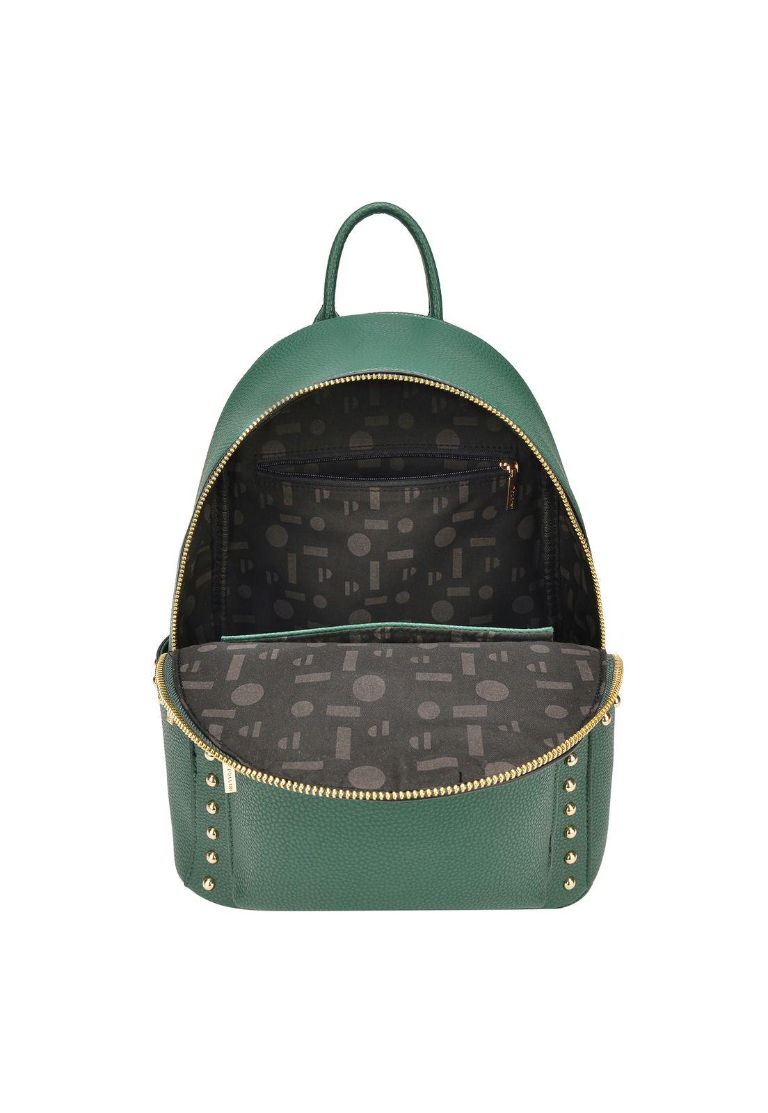 Mochila Mujer Verde Pollini-2