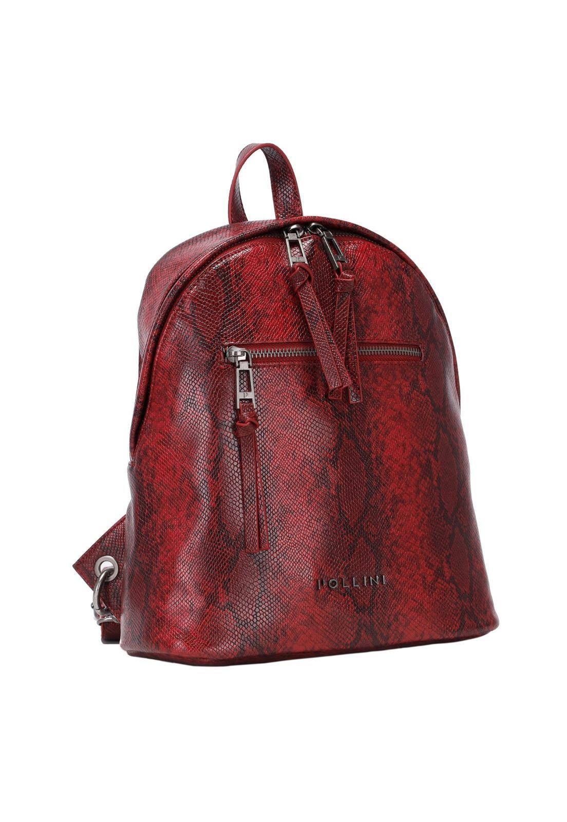 Mochila Mujer Animal Print Pollini-1