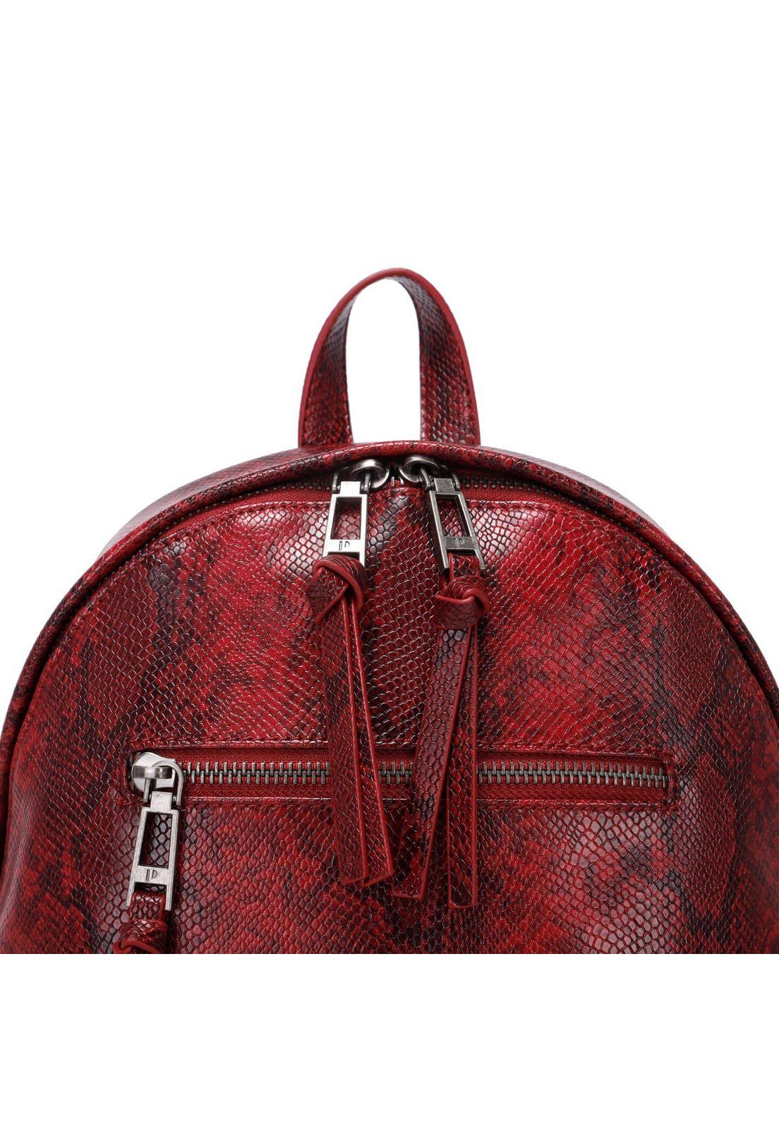 Mochila Mujer Animal Print Pollini-5