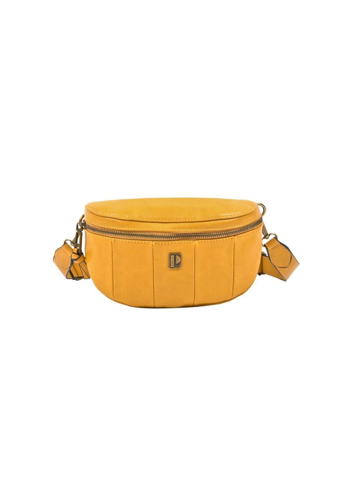 Banano Mujer Mostaza Pollini-0