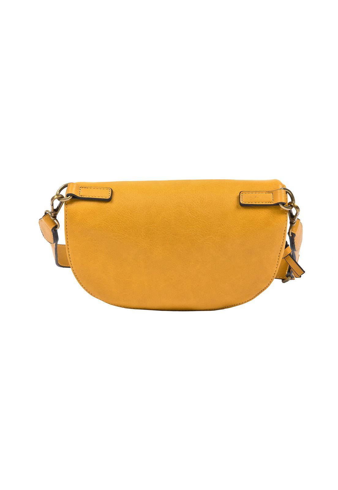 Banano Mujer Mostaza Pollini-1