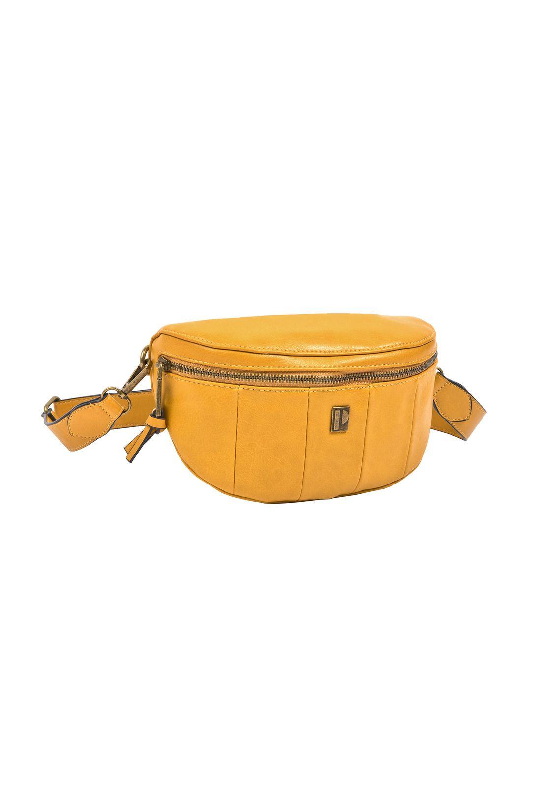 Banano Mujer Mostaza Pollini-4