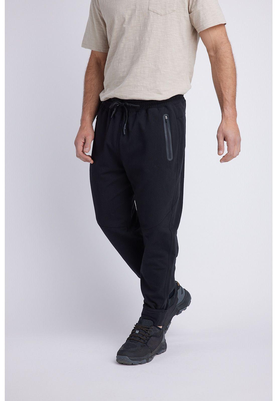 Pantalón Buzo Hombre Negro Panama Jack-0