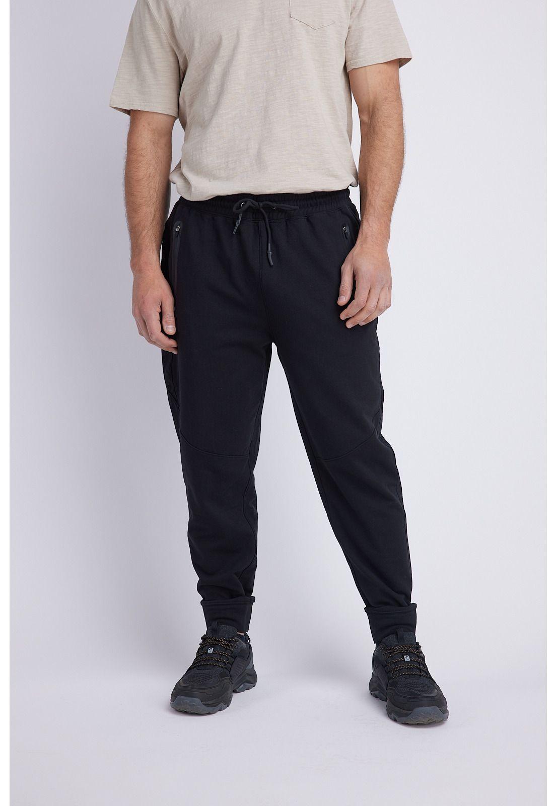 Pantalón Buzo Hombre Negro Panama Jack-2