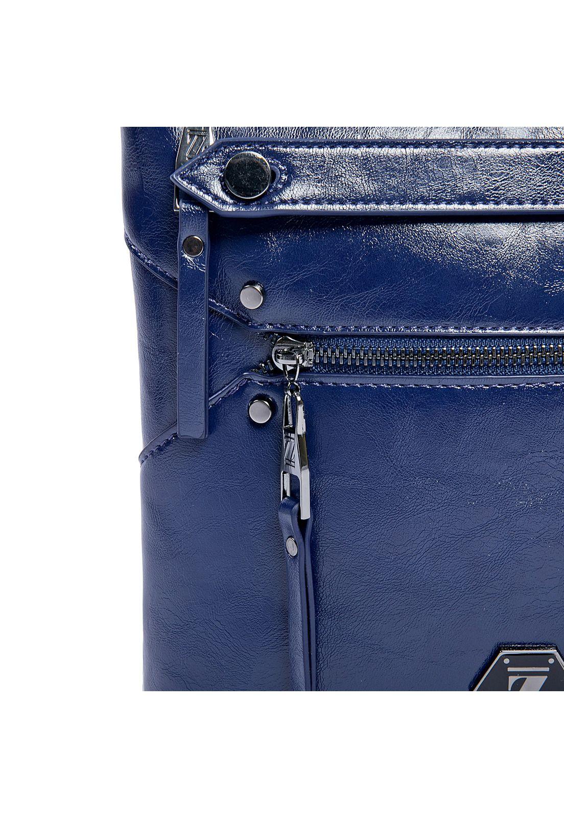 Cartera Bandolera Azul Zappa-4