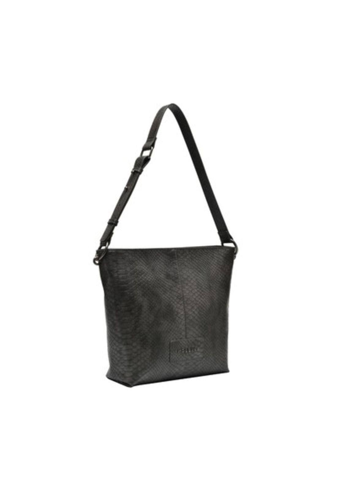 Cartera Tote Gris Pollini-4