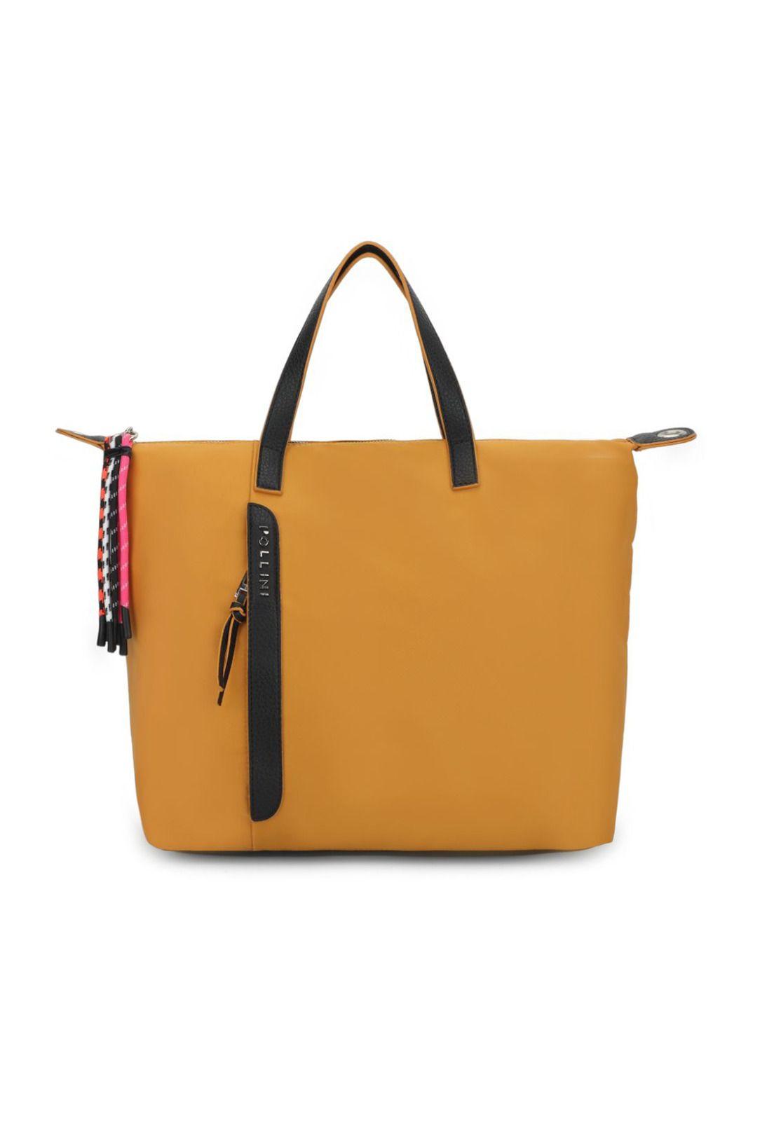 Cartera Mostaza Pollini-0