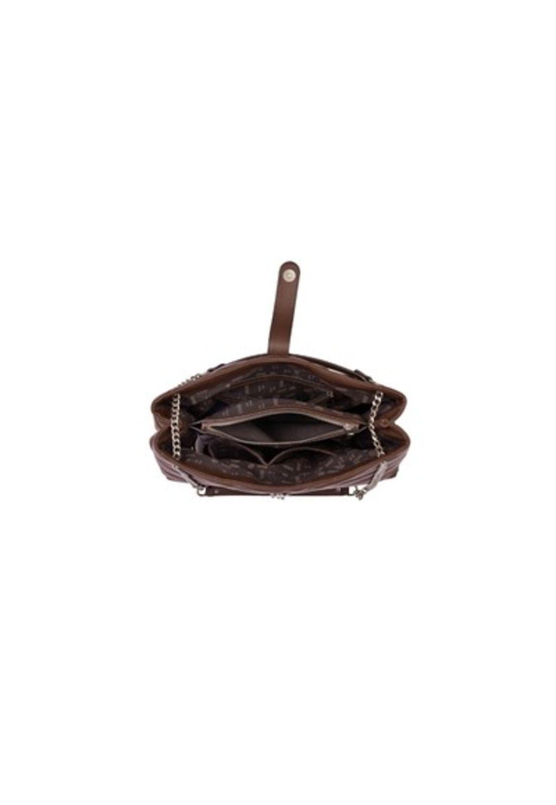 Cartera XL Chocolate Pollini-3