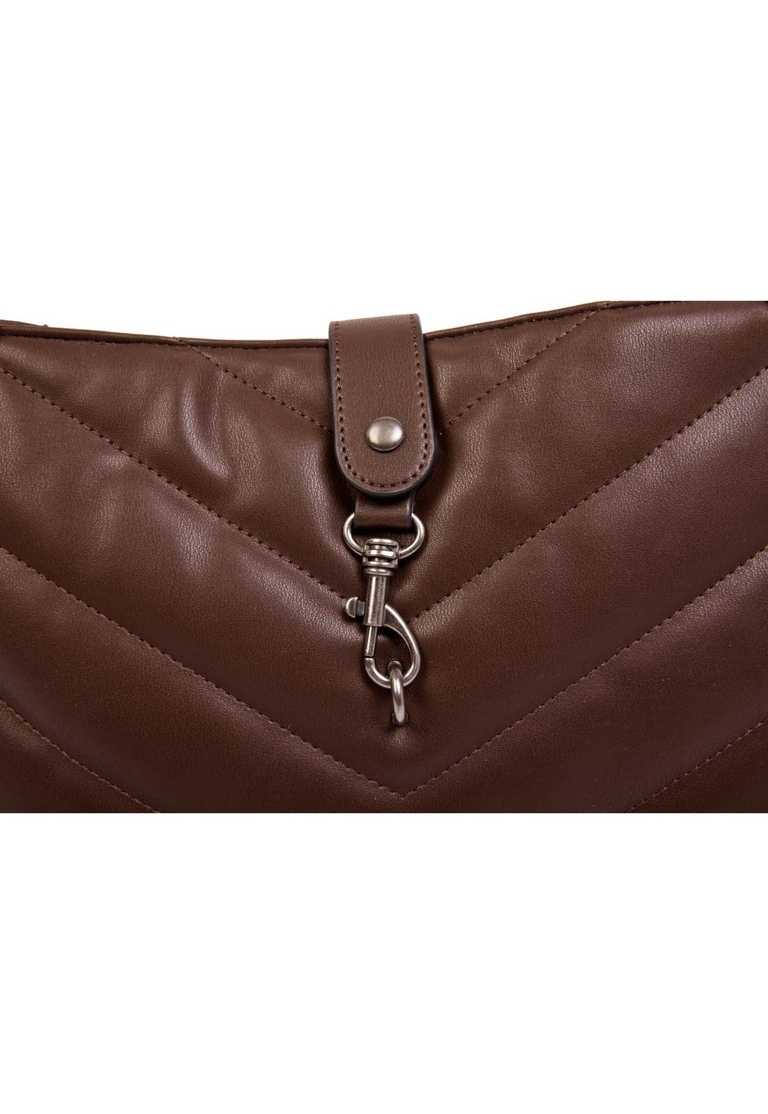 Cartera XL Chocolate Pollini-5