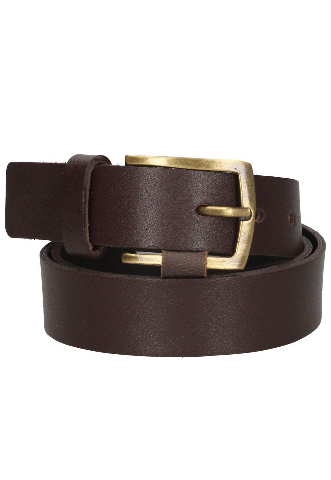 Cinturón Cuero Hombre Café Gino-0