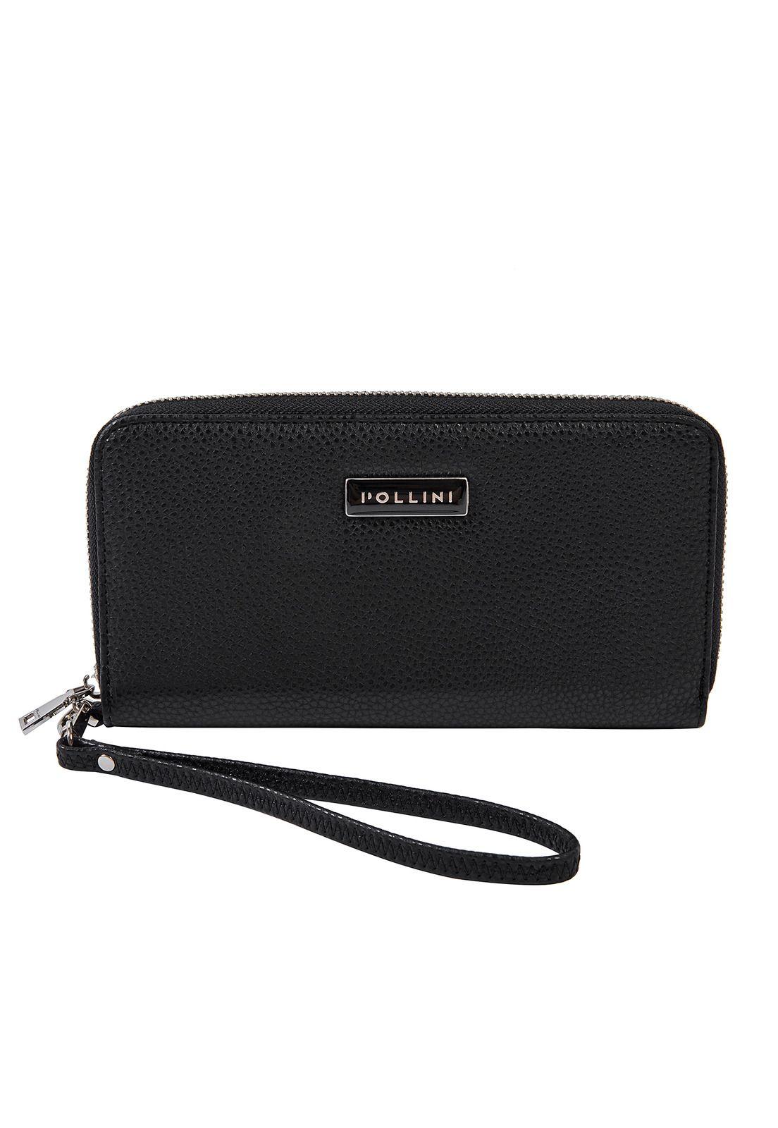 Billetera Mujer Negro Pollini-0
