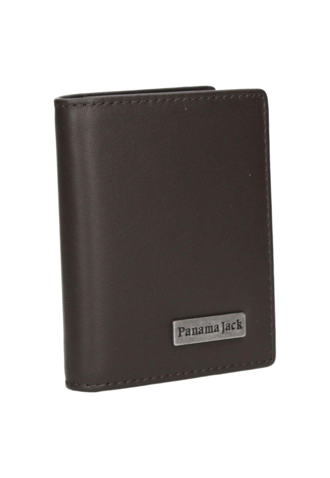 Billetera Cuero Hombre chocolate panama jack-2