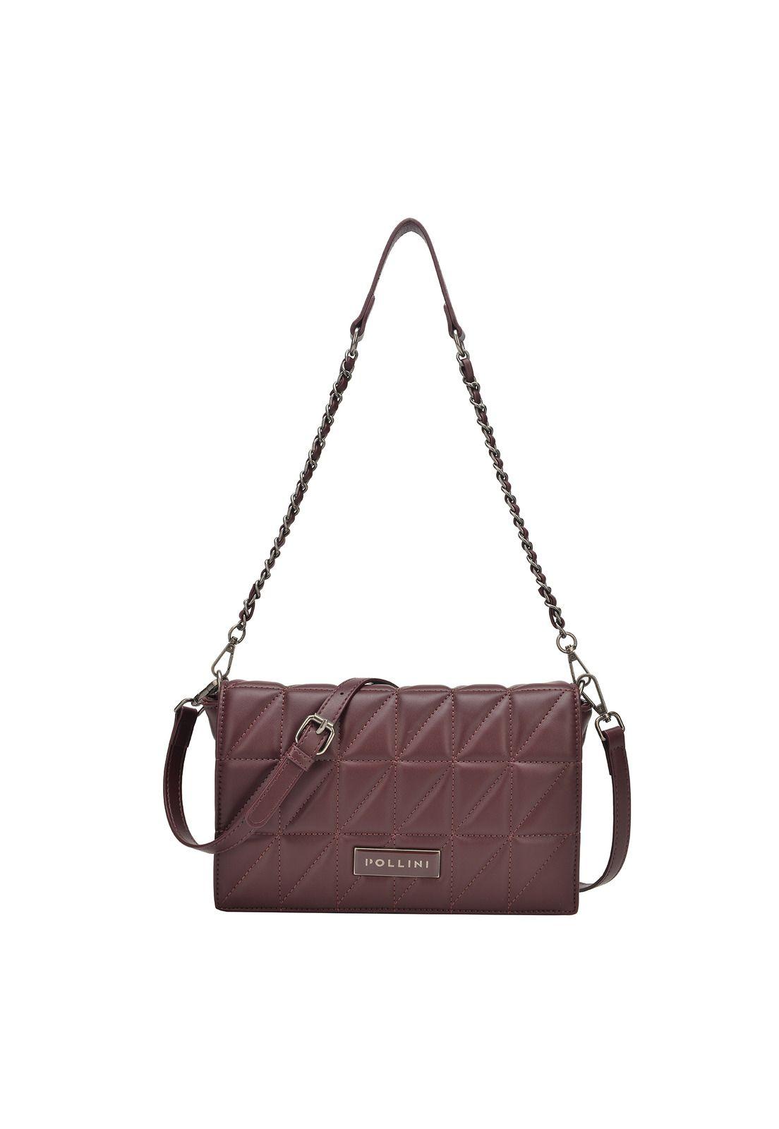 Cartera Bandolera Burdeo Pollini-0