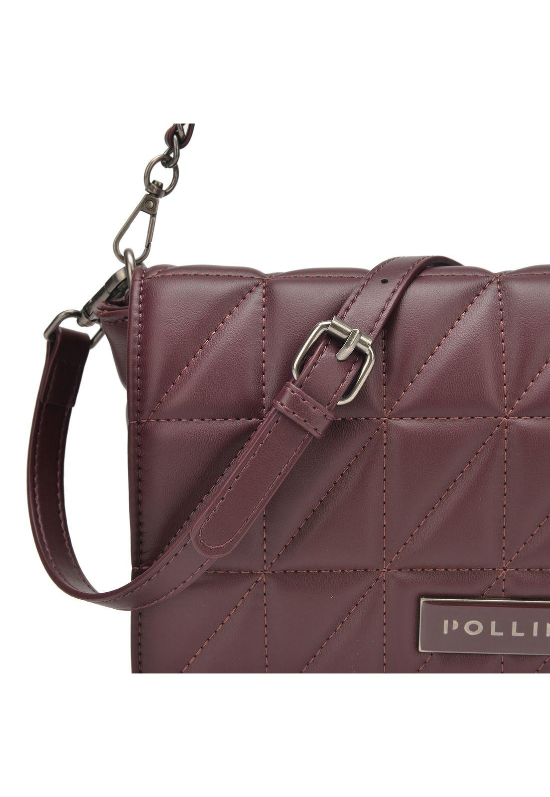 Cartera Bandolera Burdeo Pollini-5