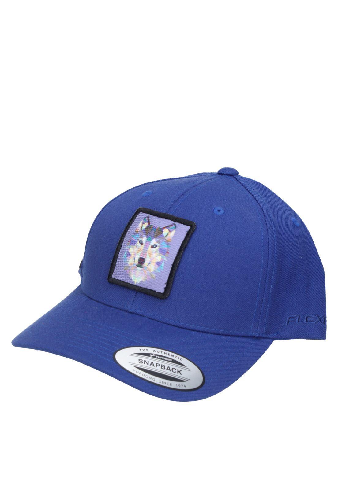 Jockey Panama Jack Trucker de Tela Lobo Artico Royal-1