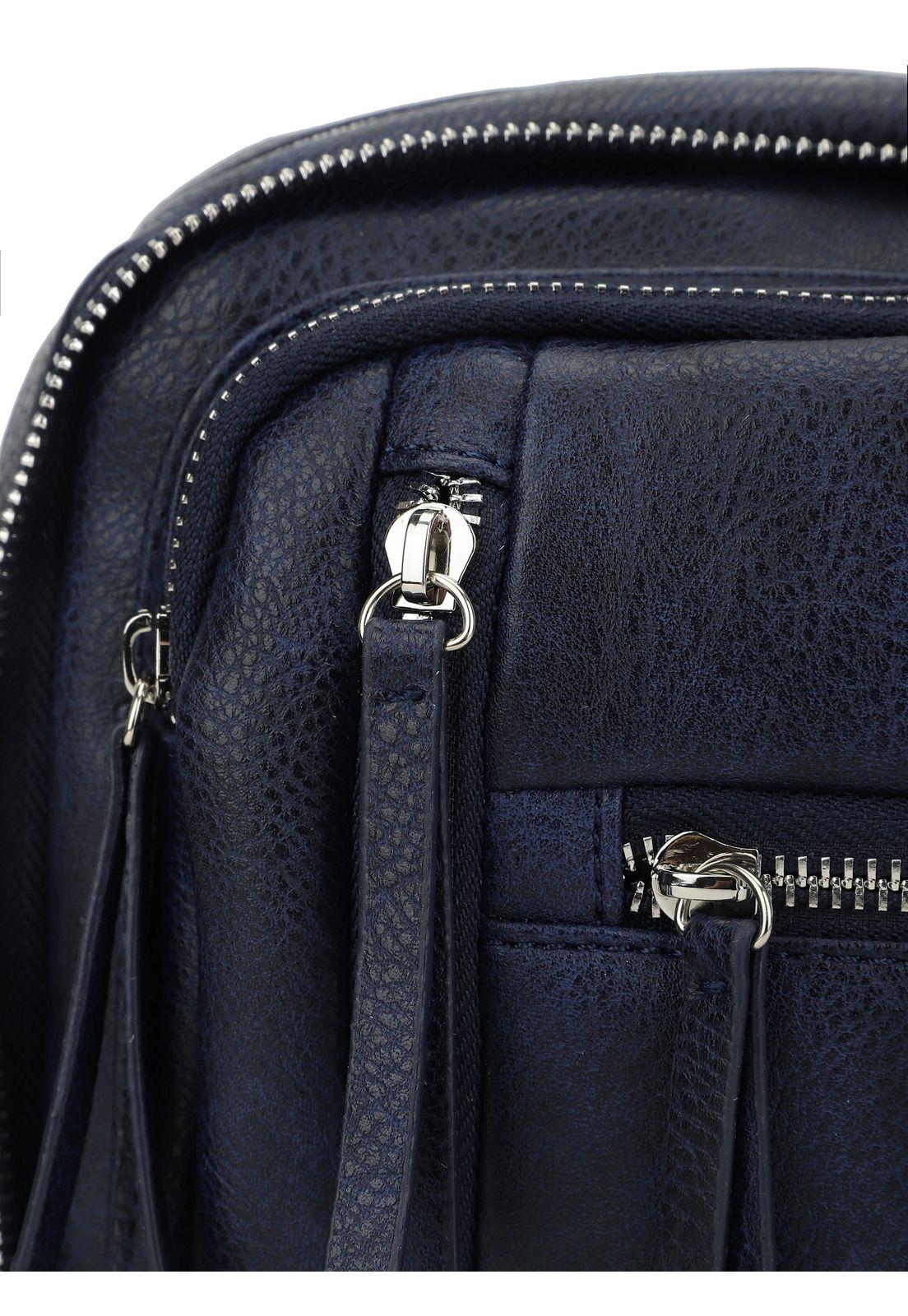 Cartera Bandolera Azul Zappa-5
