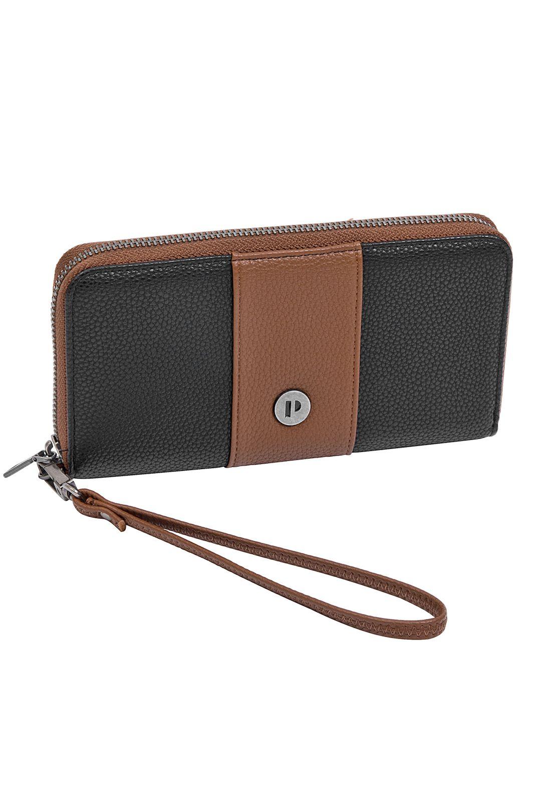 Billetera Mujer Negro Pollini-3