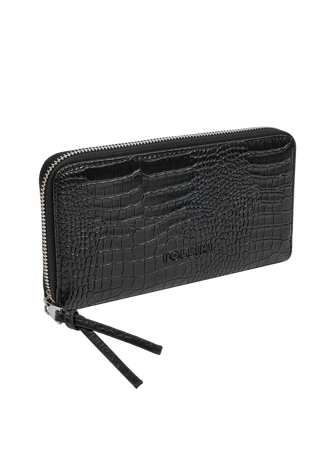 Billetera Mujer Negro Pollini-3