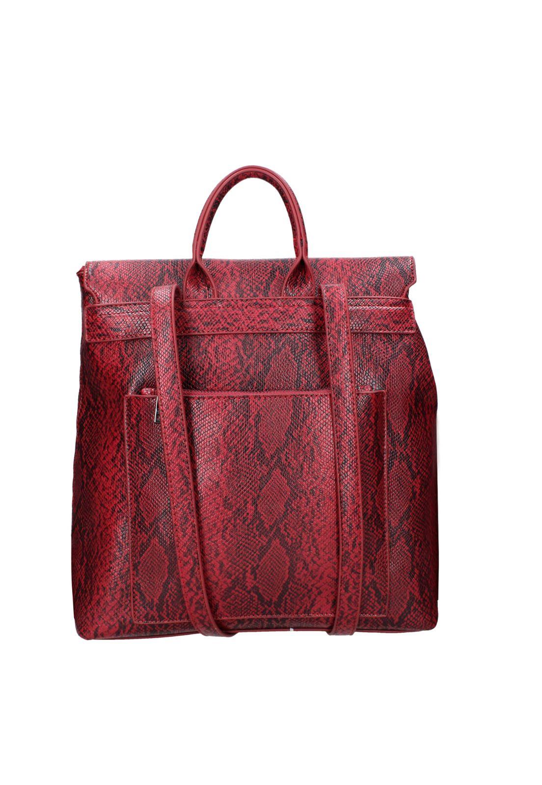 Mochila Mujer Burdeo Pollini-2