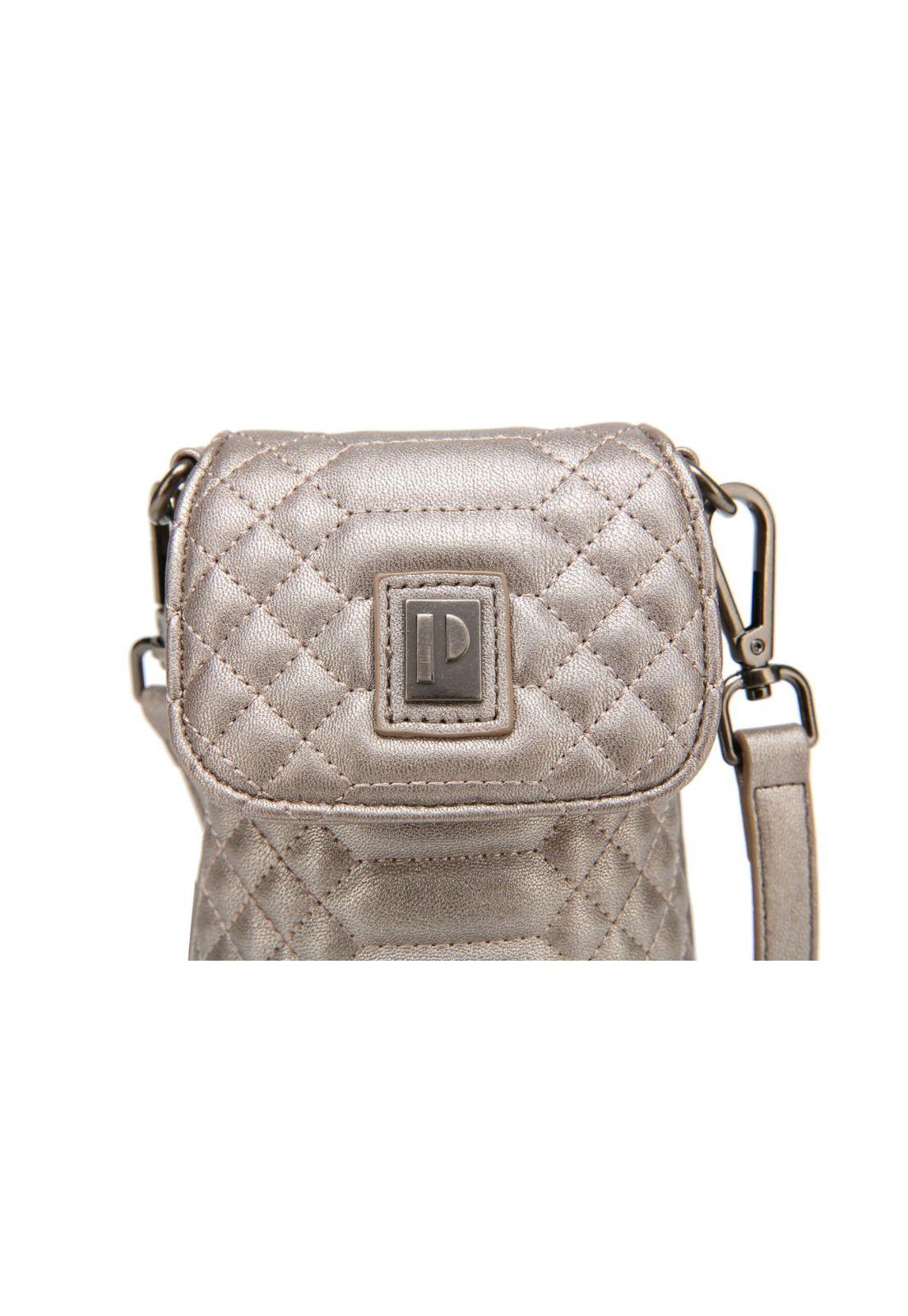 Cartera porta celular Humo Pollini-5