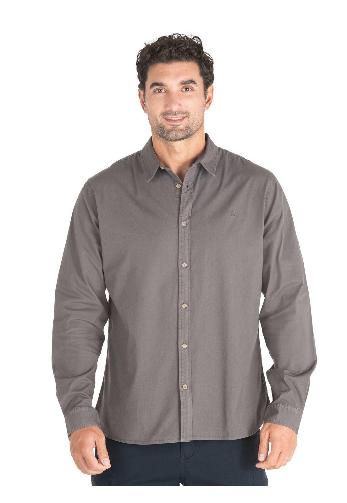 Camisa Hombre Gris Panama Jack-0