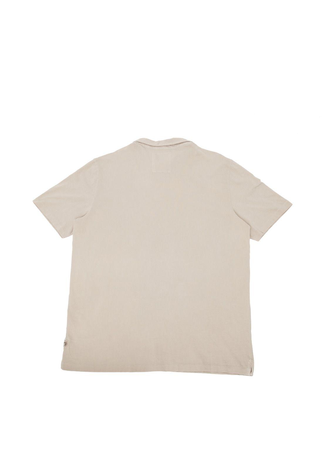 Polera Madrid Arena Algodón Peruano Panama Jack-2