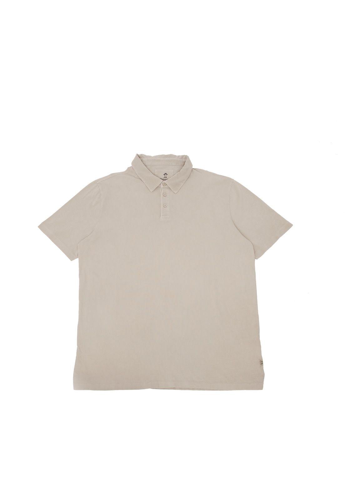 Polera Madrid Arena Algodón Peruano Panama Jack-0