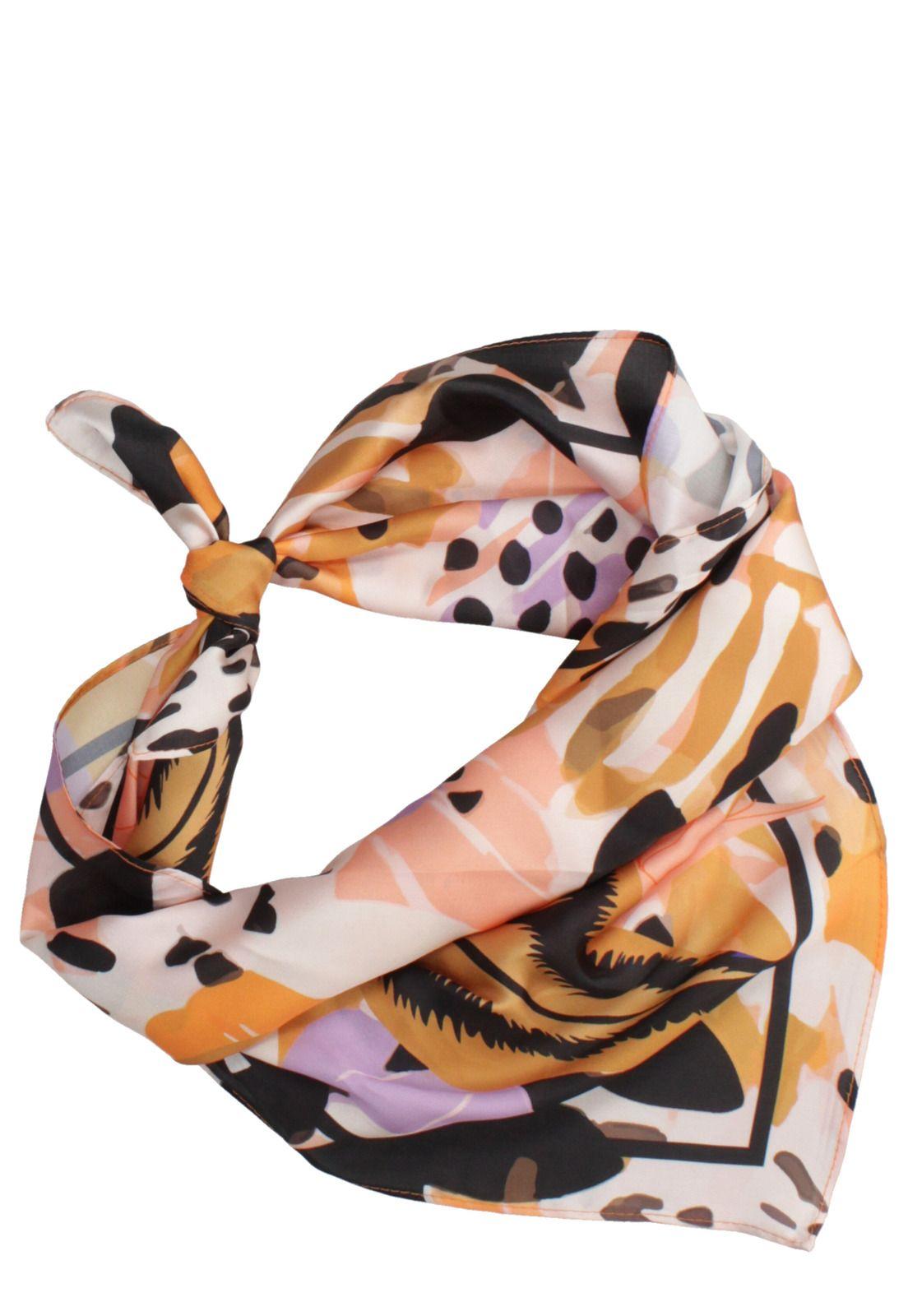 Pañuelo Mujer Print Amarillo Zappa-0