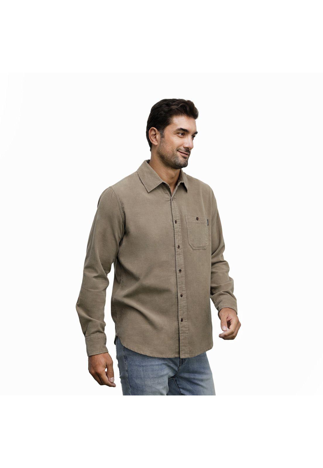Camisa Hombre beige Panama Jack-2