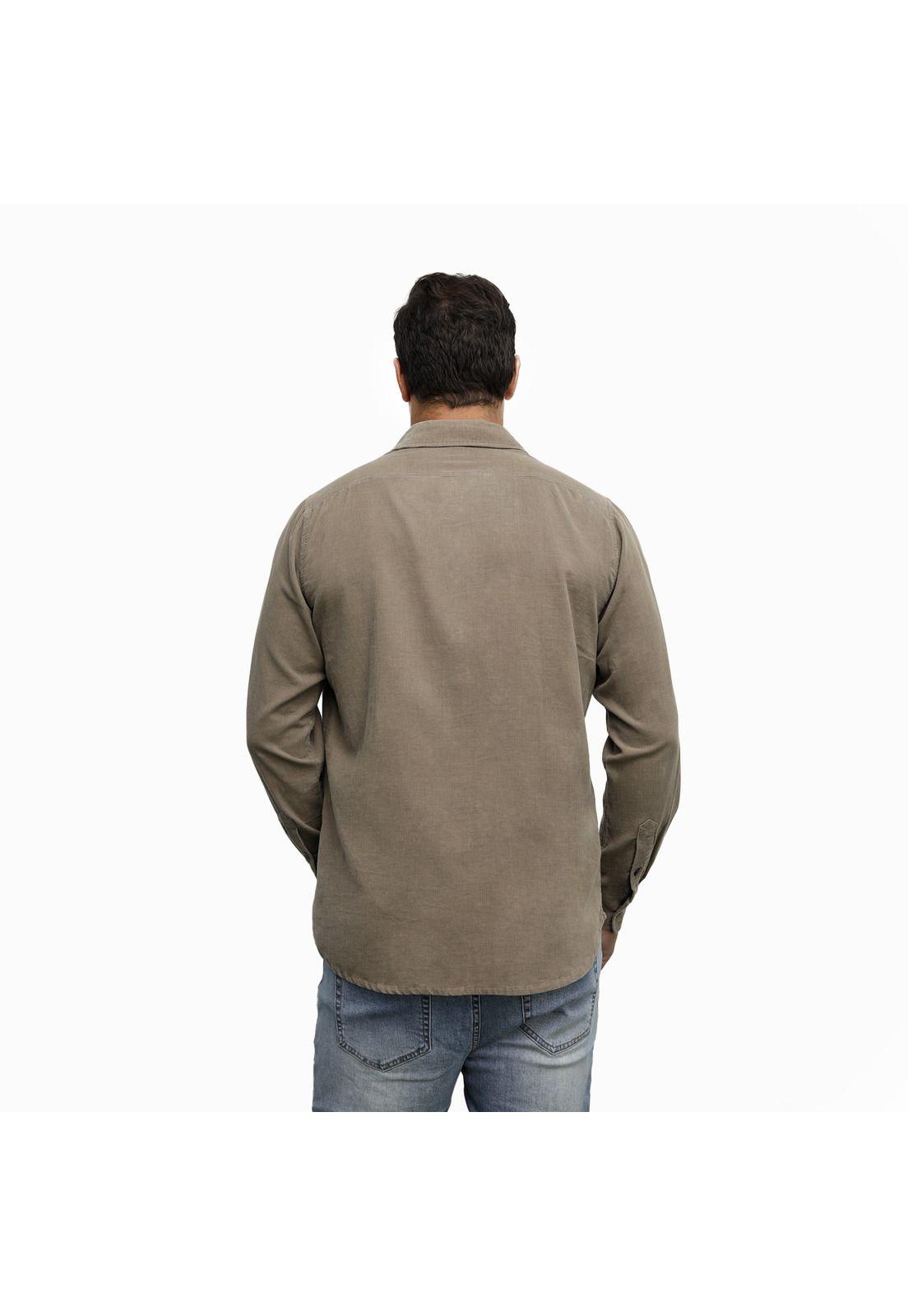 Camisa Hombre beige Panama Jack-3