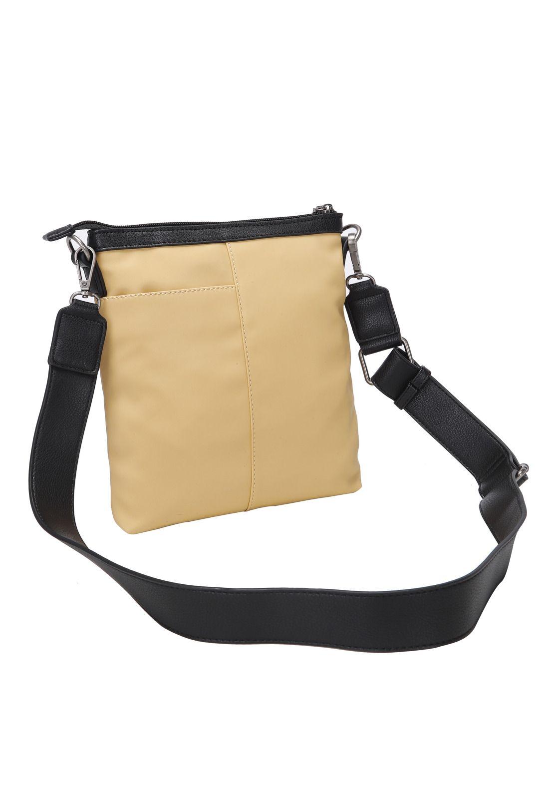 Cartera Bandolera Mostaza Pollini-2